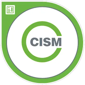 ISACA CISM badge